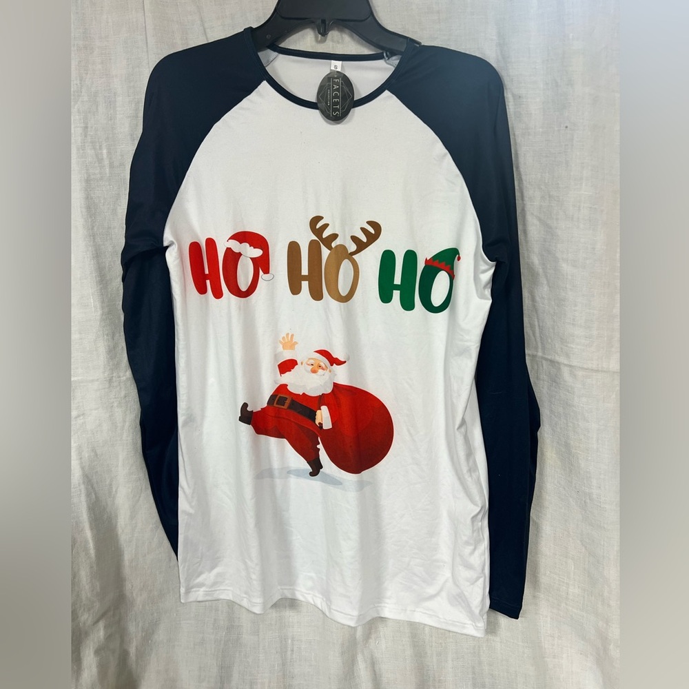 Festive Santa Long Sleeve Shirt